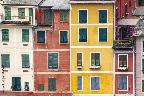 Colorful buildings in Portofino