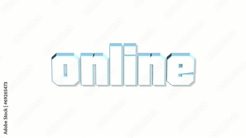 e-learning online Schrift animiert blau weiss e-learning online Schrift animiert blau weiss