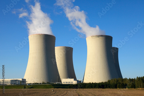 Nuclear power plant Temelin in Czech Republic Europe