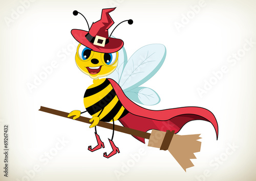 Halloween Witch Bee
