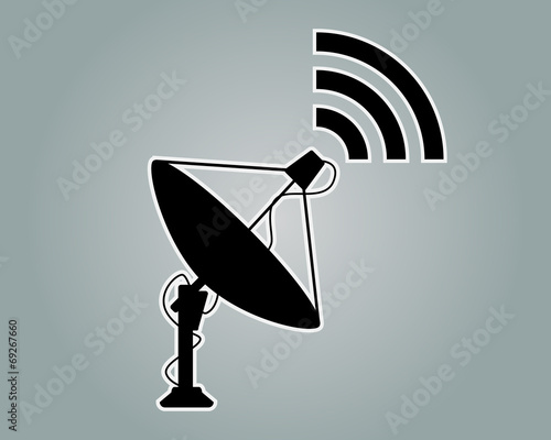 Satellite Dishes Icon Symbol