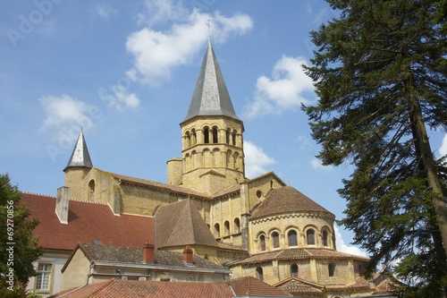abbaye de paray le monial en bourgogne france © jbwagner
