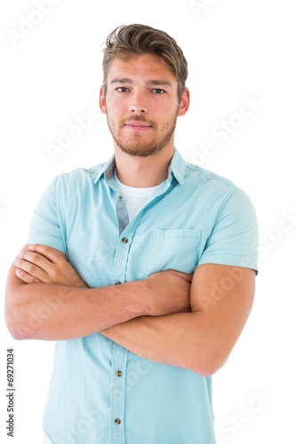 Handsome young man posing with arms crossed © WavebreakMediaMicro