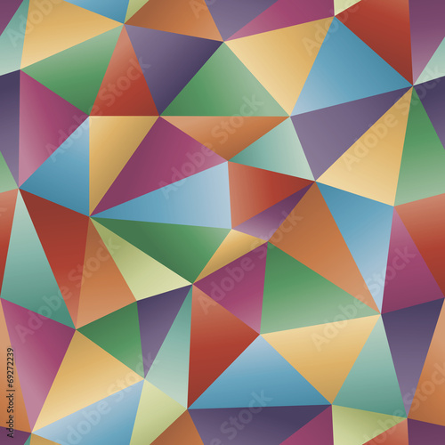 Seamless abstract polygonal vector background