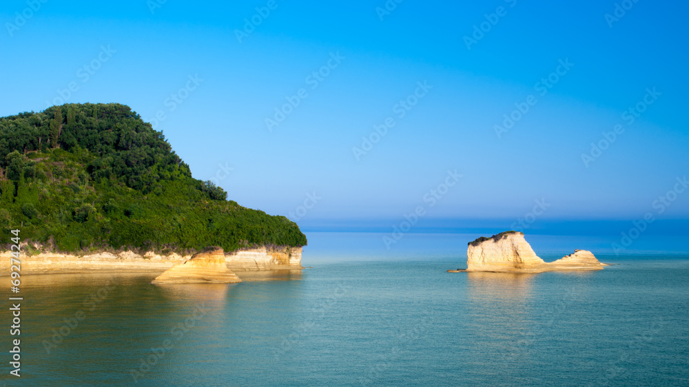 Canal d'amour Sidari, Corfu Island in Greece. Channel of love Canal d'amour Sidari, Corfu Island in Greece. Channel of love