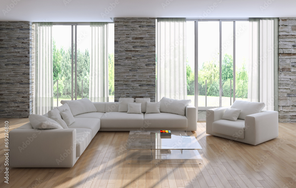 Fototapeta premium Living room