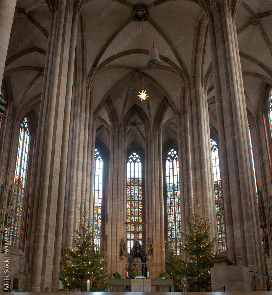 Interior of St. Sebaldus Evangelical Lutheran Church