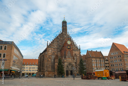 View of the Frauenkirche (Our Lady's Church) in Nuremberg