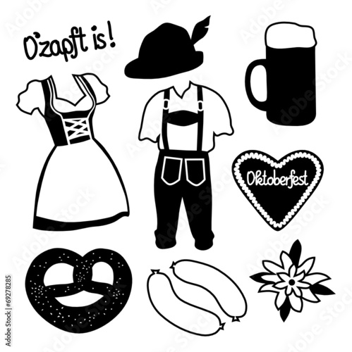 Set of Octoberfest Items