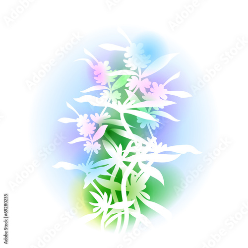 Illustration With Savory Bunch
