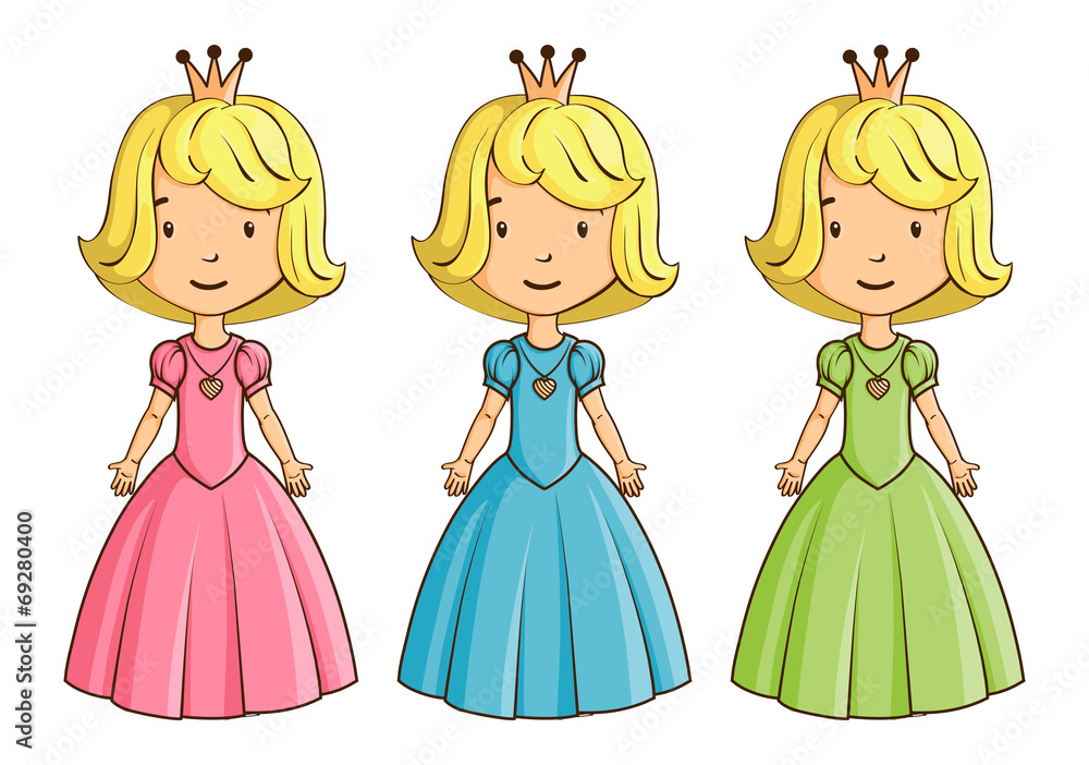 Little girl wearing princess costume Little girl wearing princess costume