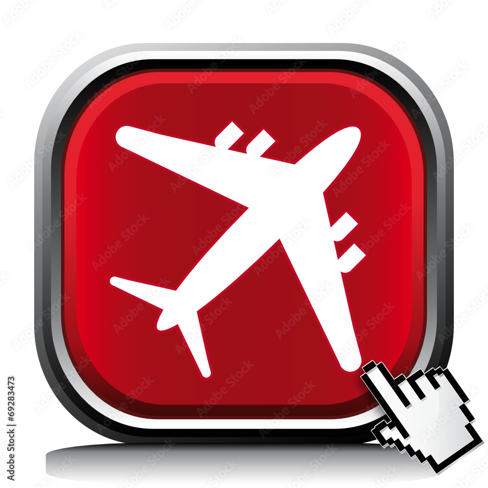 Fototapeta premium AIRPLANE ICON