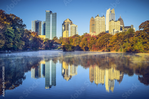 Atlanta, Georgia Skyline at Piedmont Park © SeanPavonePhoto