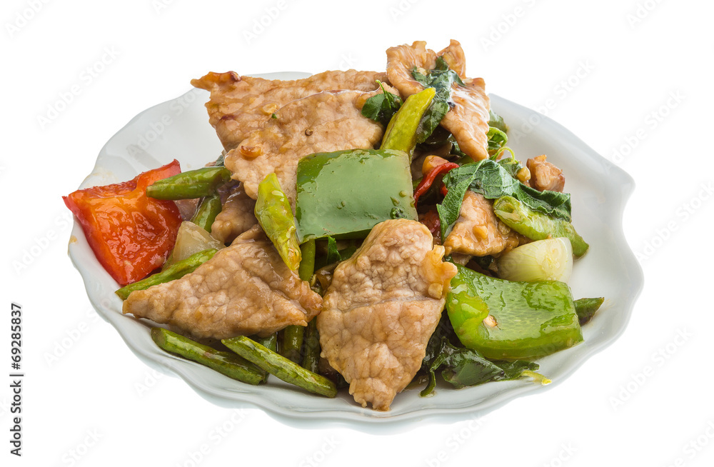 Pork with vegetables Pork with vegetables