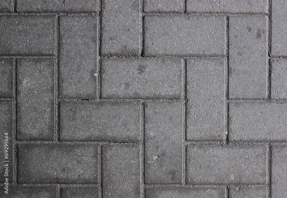 Fototapeta premium Paved walkway made from concrete blocks usable as background or texture