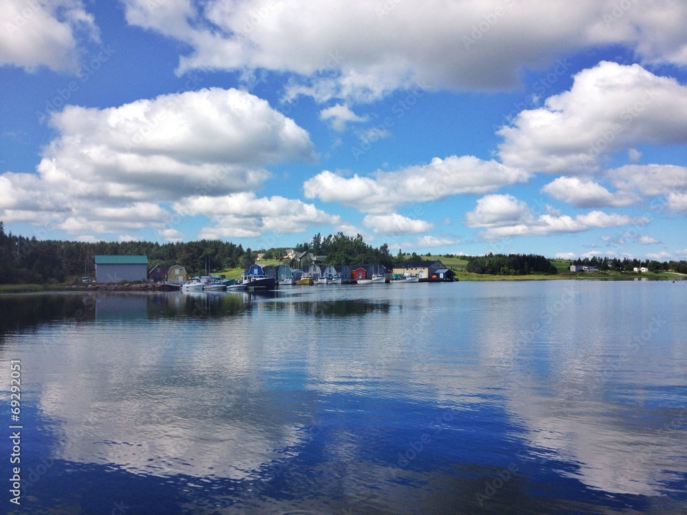 A Small Fishing Village in Prince Edward Island, Canada