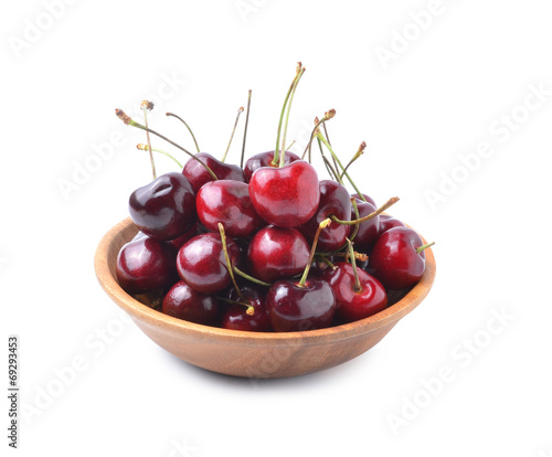 cherry berry  on white background