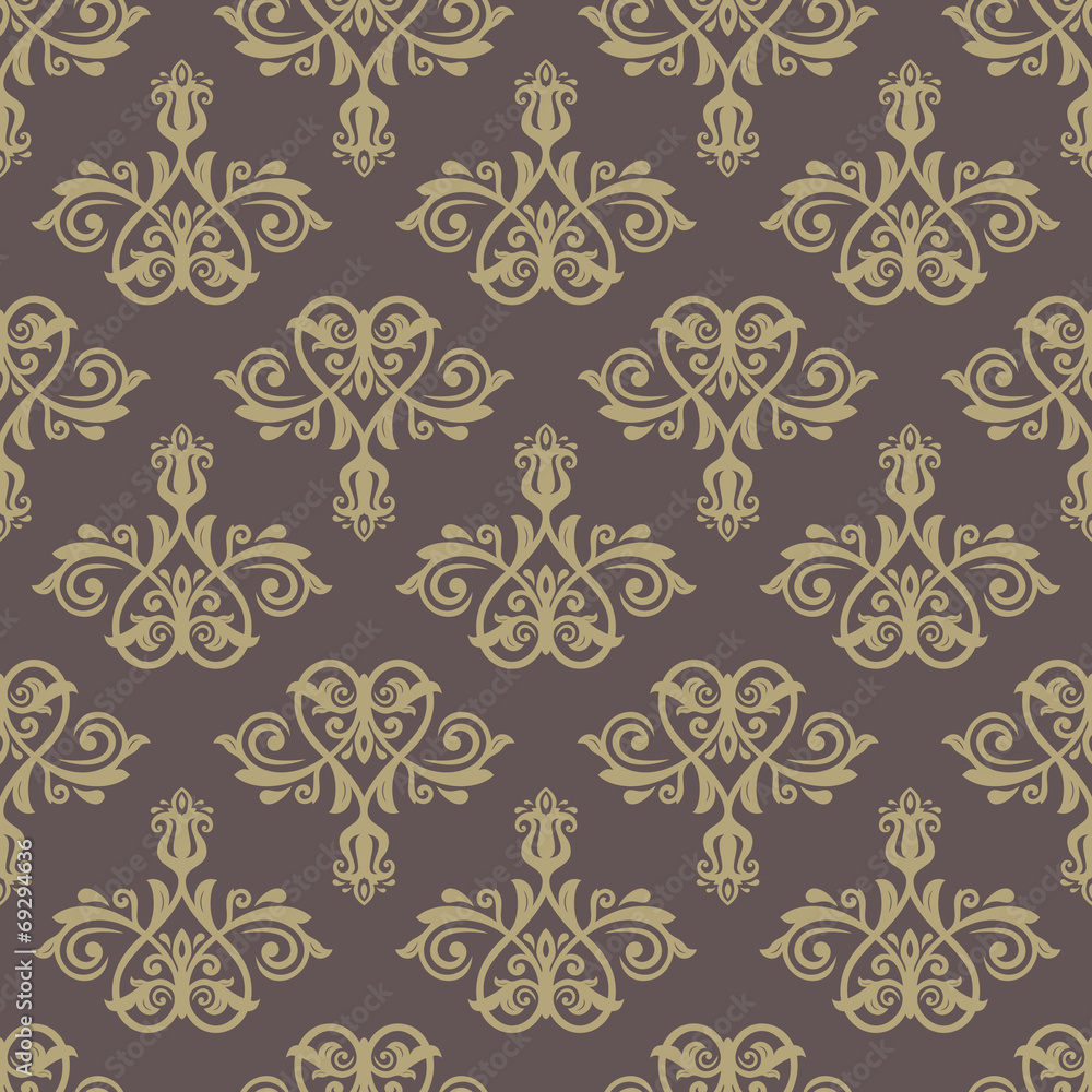 Damask Seamless Pattern. Abstract Background Damask Seamless Pattern. Abstract Background
