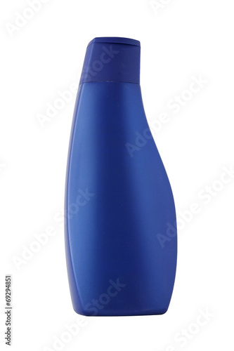 plastic lotion bottle with closed flip top lid