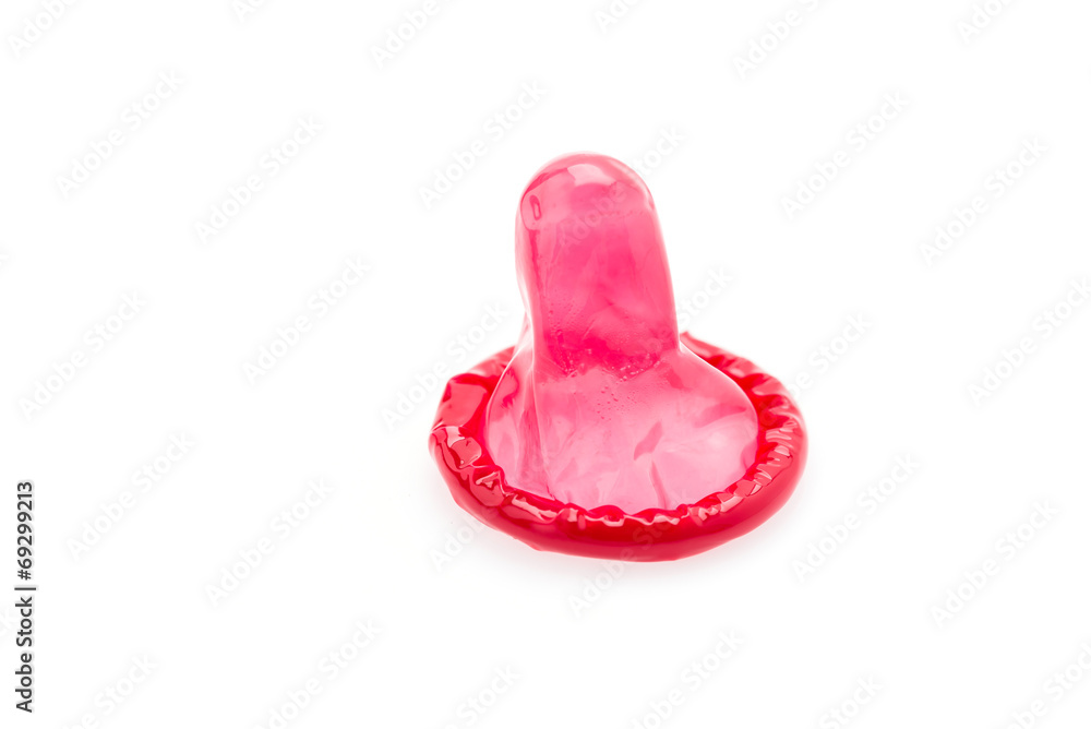 Condom isolated on white Condom isolated on white