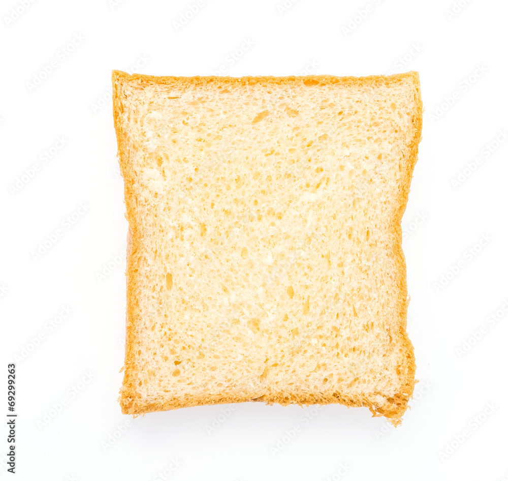 Bread isolated on white Bread isolated on white