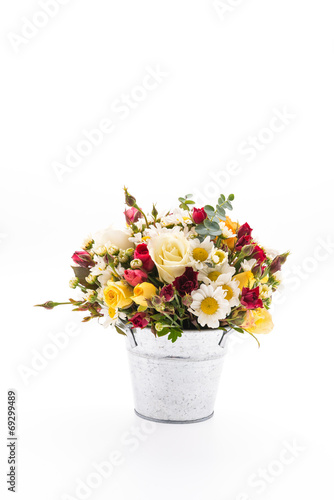 Flower bouquet isolated on white © siraphol