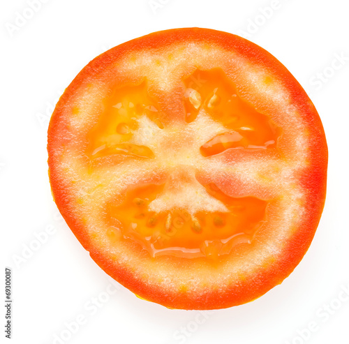 Tomato isolated on white