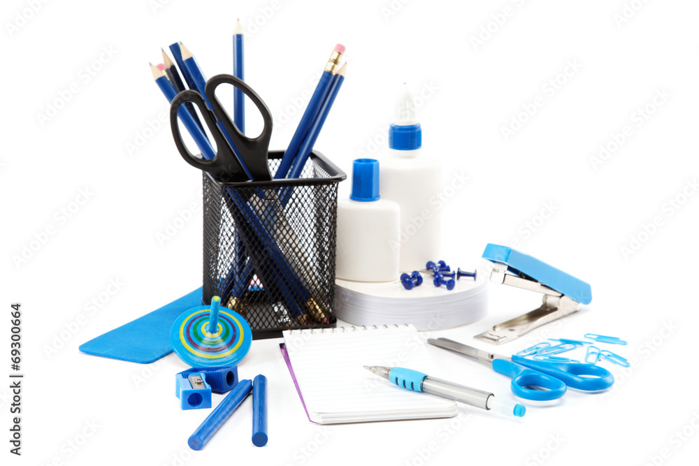 Office and school accessories. Back to school. Office and school accessories. Back to school.