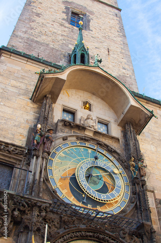 Prague.Astronomical clock. photo