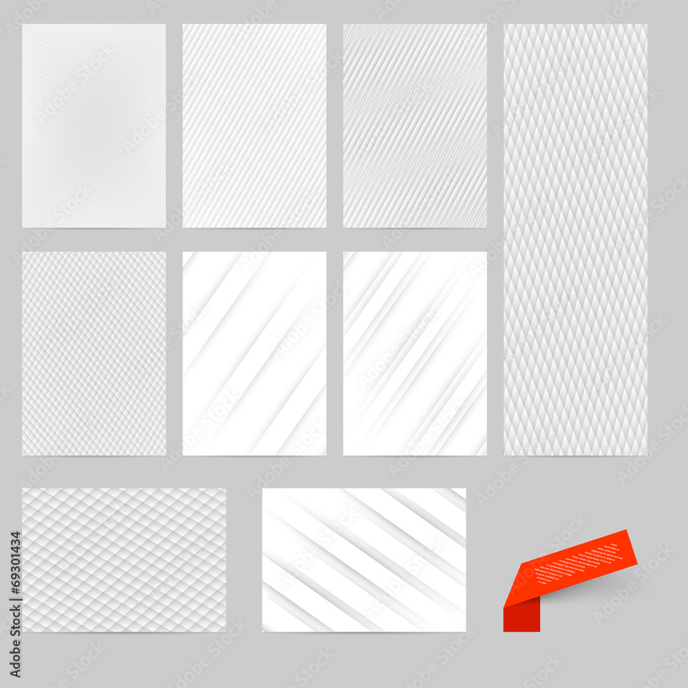 Abstract vector modern flyer  brochure design