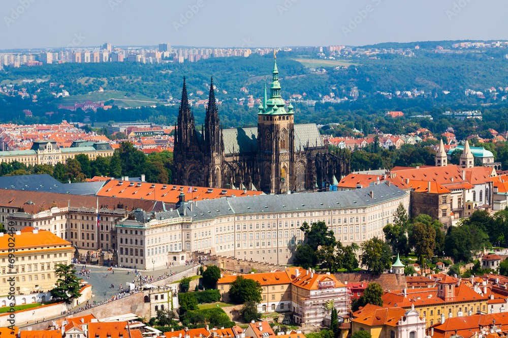 Obraz premium Prague. The St. Vitus Cathedral.