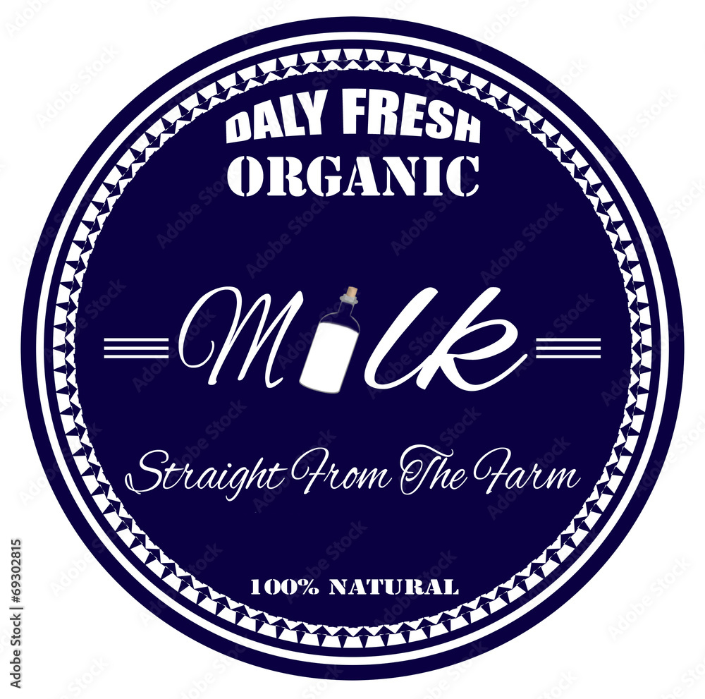 organic milk stamp