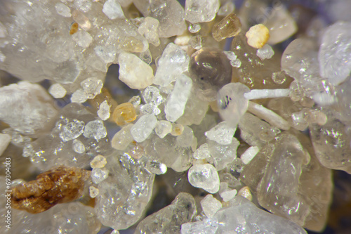 Canvas-taulu Microphotography of sand grains