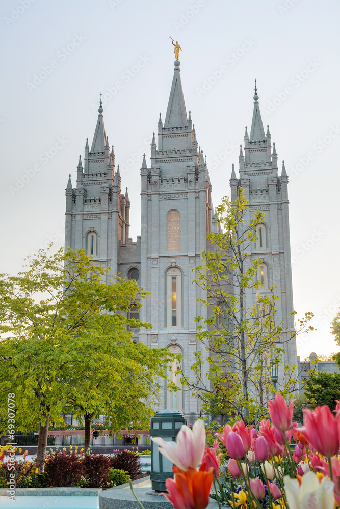 Mormons Temple in Salt Lake City, UT