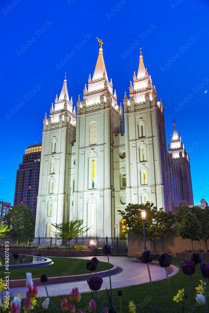 Mormons Temple in Salt Lake City, UT