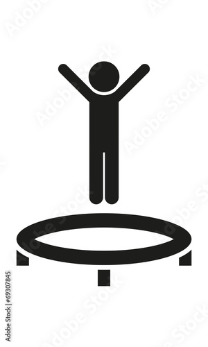 Trampolin springen