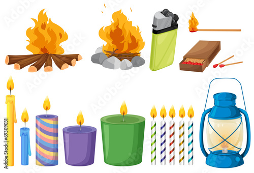 Set of things that causes fires