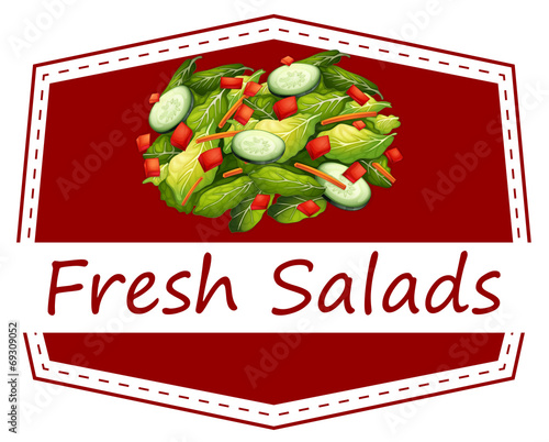 Fresh salads