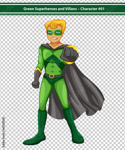 Green Superhero