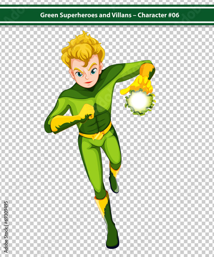 Green Superhero