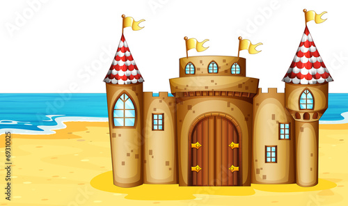 Castle on beach