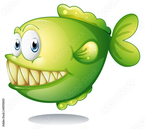 A big green fish