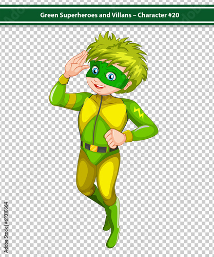 Green Superhero