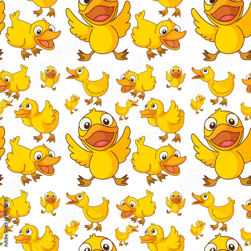 Seamless design of ducklings