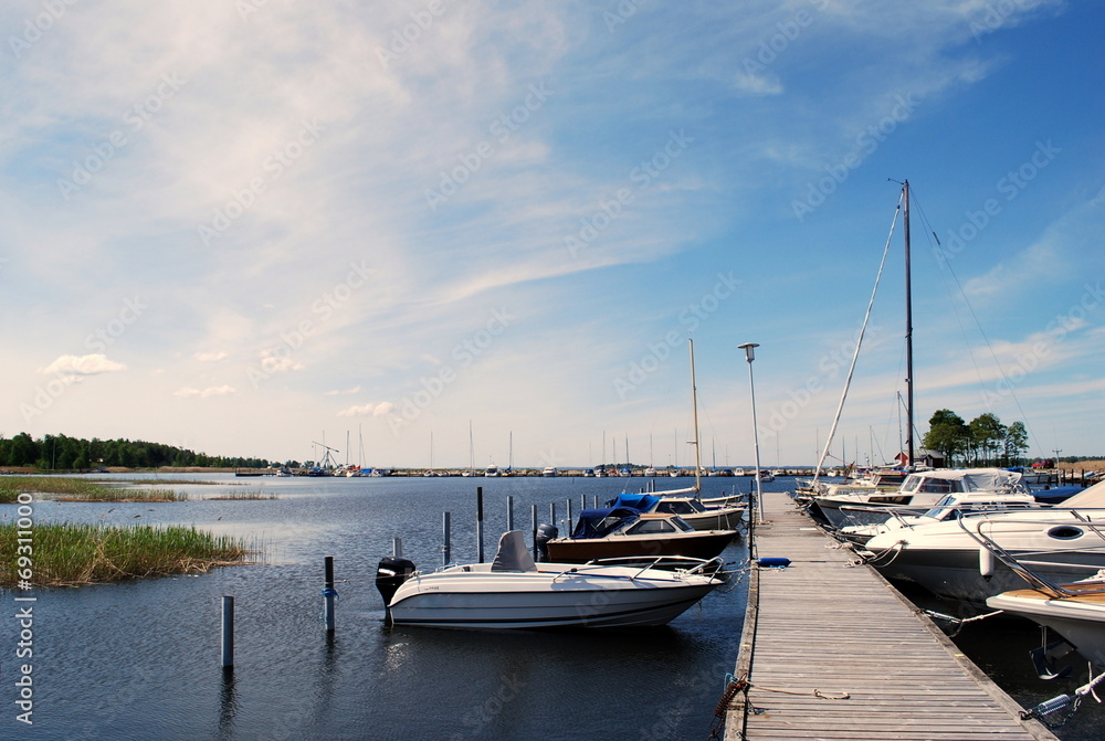 Obraz premium Bootssteg