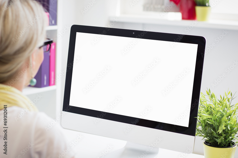 Blank computer screen for your own presentation or image Blank computer screen for your own presentation or image