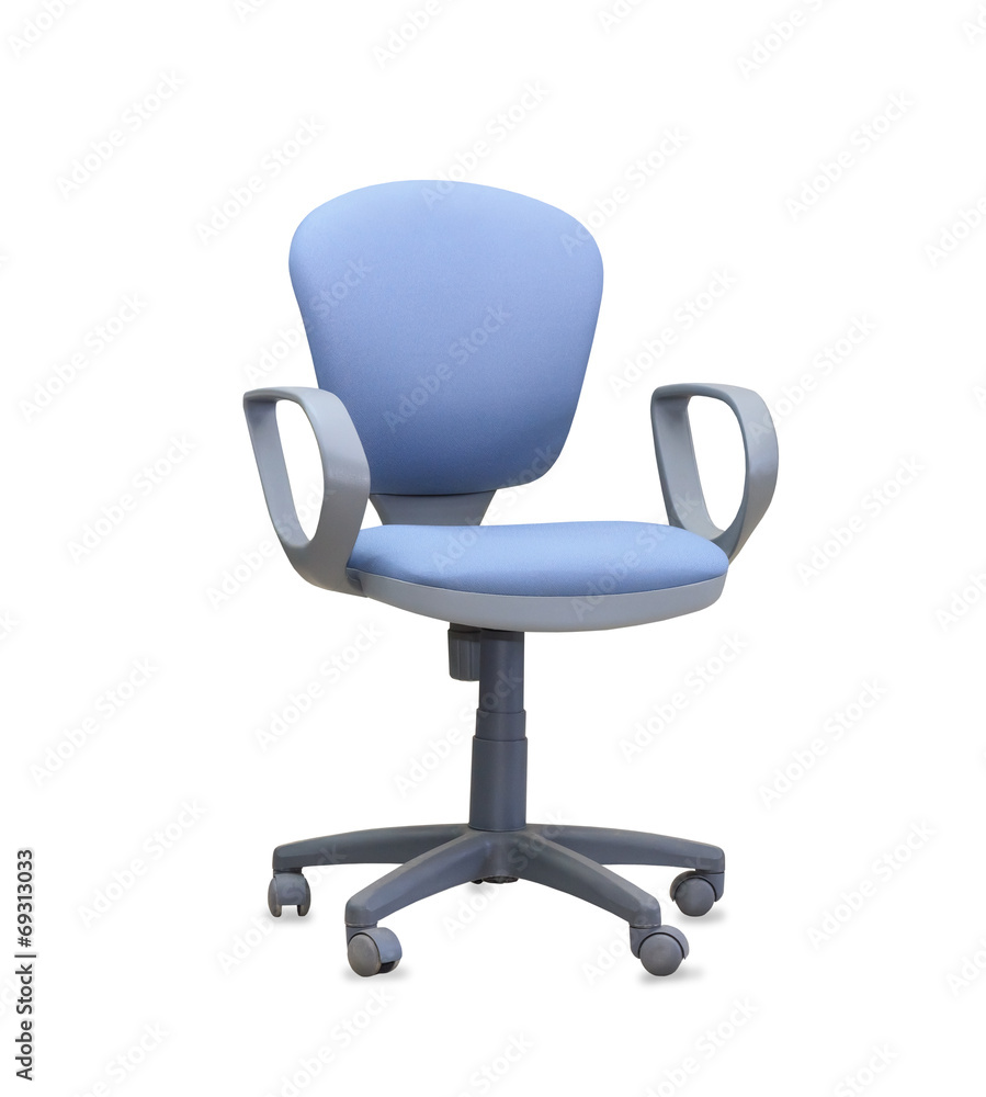 Obraz premium The blue office chair. Isolated