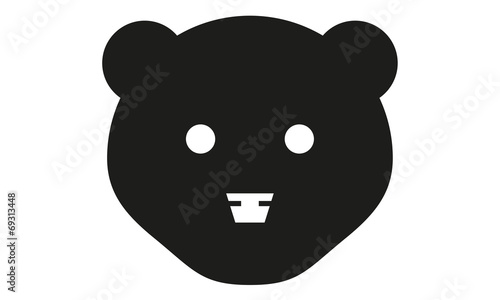 Bär Kopf Frontal