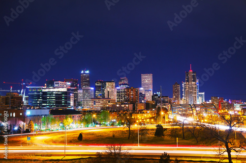 Obraz na płótnie Downtown Denver, Colorado w salonie