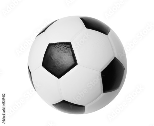 Football isolated on white